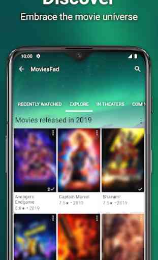 MoviesFad - Your movie manager 3