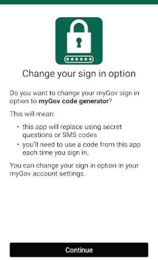 myGov Code Generator 3