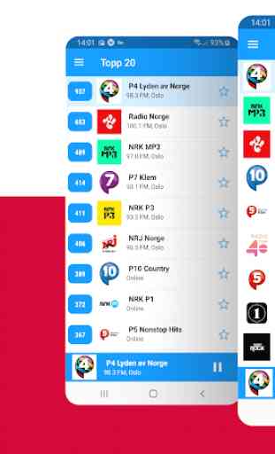 Norge Radio - Online & DAB radio app. DAB Player 1