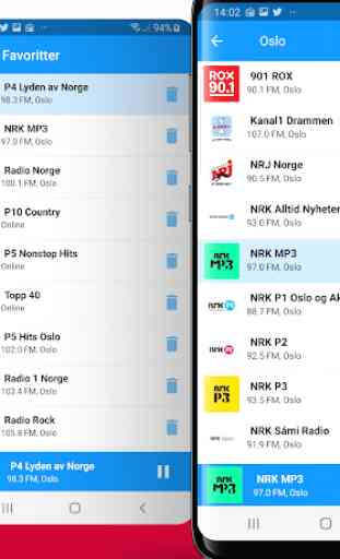 Norge Radio - Online & DAB radio app. DAB Player 2