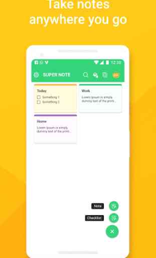 Notepad - Note app reminder, Sticky notes widget 2