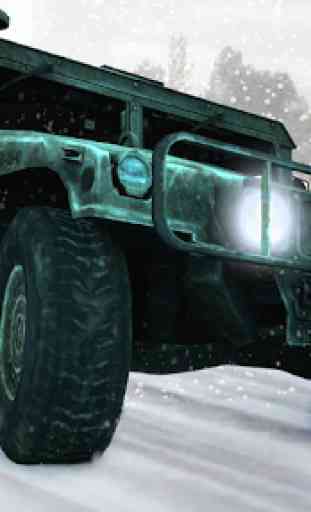Off-road Jeep Drive-Winter Season Simulator 3