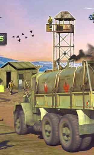 Offroad Army Transporter Truck Driver: Army Games 2