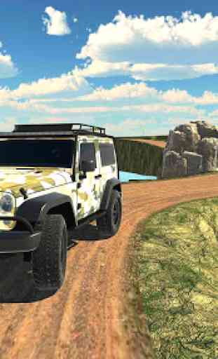 Offroad Jeep Army SUV Mountain Driving Simulator 2