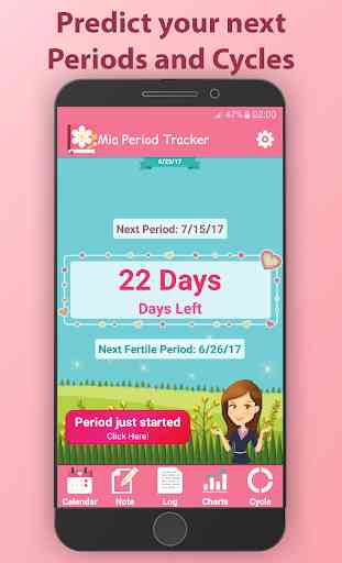 Period Tracker Mia 1