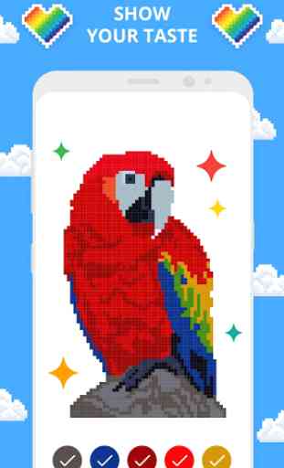 Pixel Art Color by Number: Sandbox Number Coloring 3