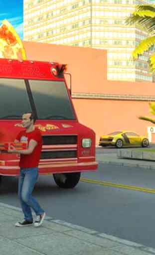Pizza Delivery Van Driving Simulator 4