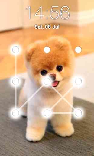 Puppy Dog Pattern Lock Screen 2
