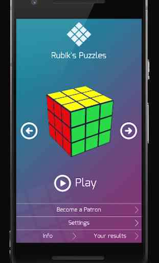 Puzzle game Cube 1