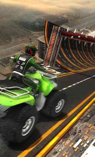 Racing Quad Bike Moto Stunt : ATV Impossible Track 2