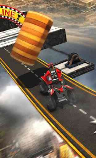 Racing Quad Bike Moto Stunt : ATV Impossible Track 3