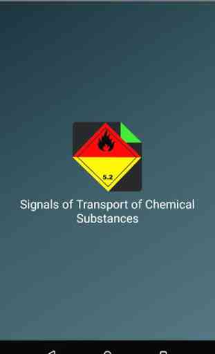 Signals of Transport of Chemical Substances 1