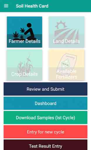 Soil Health Card App, DACF&W 2