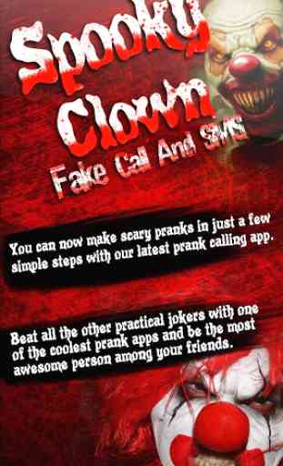 Spooky Clown Fake Call And SMS 1