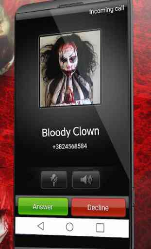 Spooky Clown Fake Call And SMS 2