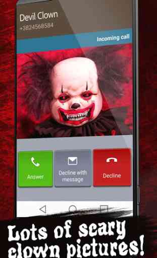 Spooky Clown Fake Call And SMS 3