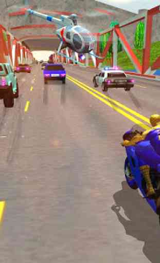 Superheroes Traffic Line Rider 3