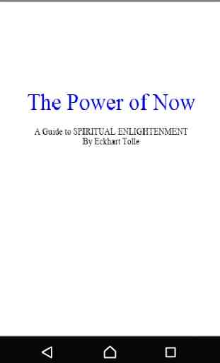The power of now PDF book 1