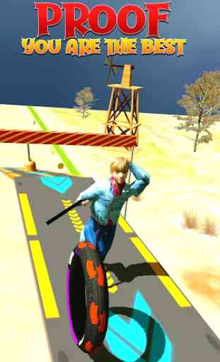 Turbo Tire Roller & Challenging Obstacles 4