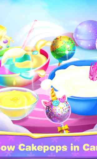 Unicorn Bakery Food Games- Baking Salon Games 3