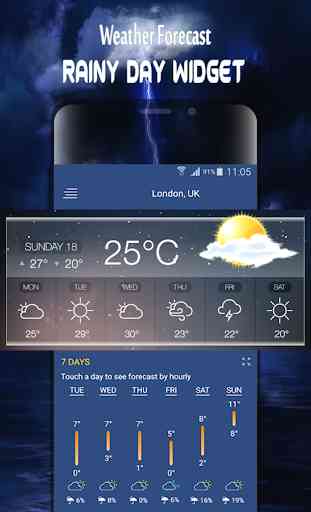 weather clock and widget for android 2