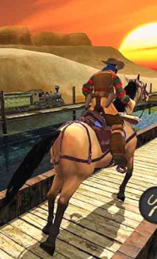 Wild West Town Sheriff Mounted Horse Shooting Game 3