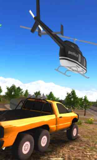 6x6 Offroad Truck Driving Simulator 3