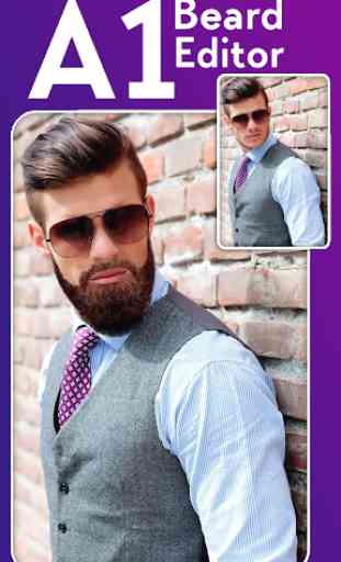 A1 Beard photo editor - men's hairstyle editor 1