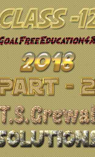 Account Class-12 Solutions (TS Grewal Vol-2) 2018 1