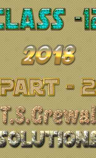 Account Class-12 Solutions (TS Grewal Vol-2) 2018 1