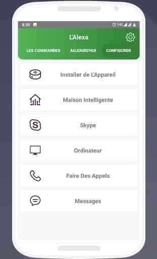 Alexa app - Setup echo dot with French 3