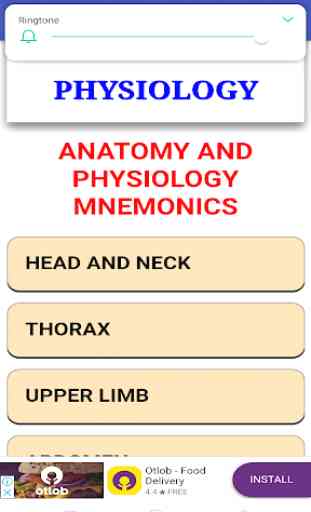 Anatomy & Physiology Mnemonics 2