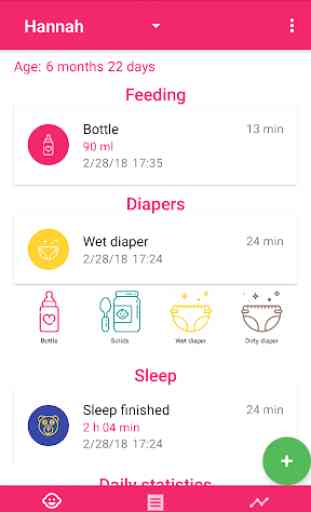 BabyAppy: formula feeding, sleep and diapers 1