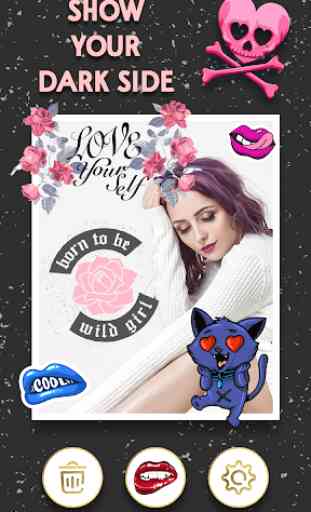 Bad girl stickers 4
