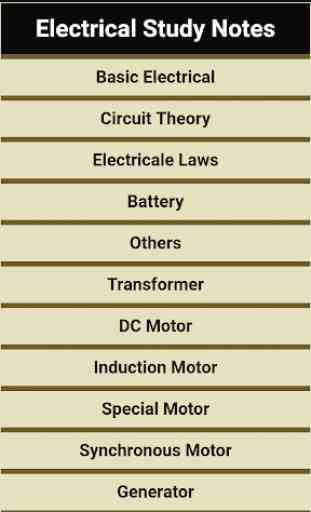 Basic Electrical Study Notes 1
