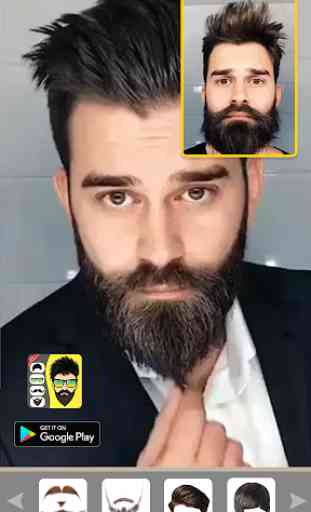 Beard man photo editor Hairstyle & Mustache salon 2