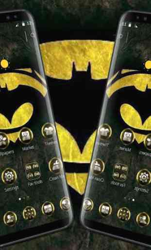Black Hero Bat Theme 1