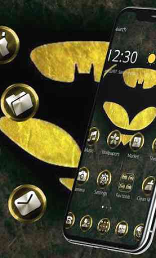 Black Hero Bat Theme 3