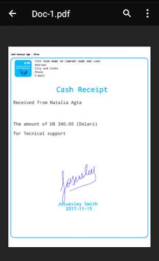 Cash Receipt 4
