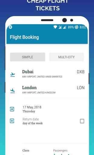 Cheap Flight Ticket Booking App 1