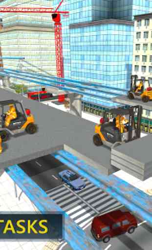 City Flyover Construction: New Bridge Building Sim 3