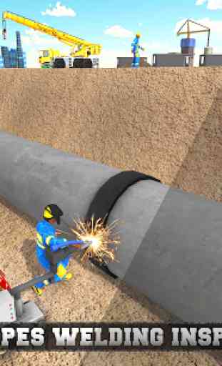 City Pipeline Construction: Plumber work 4