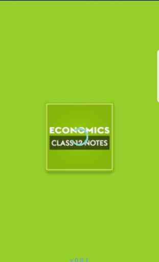 Class 12 Economics Note 1