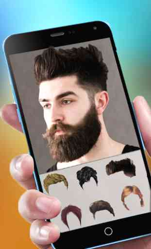Cool Beard & Mustache Photo Editor-Man Hairstyles 3