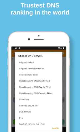 DNS Changer - Web content blocker and filter 2