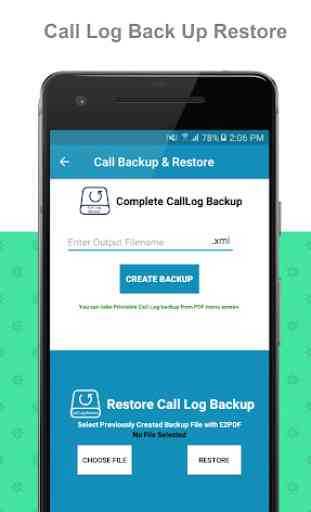 E2PDF - Backup Restore SMS,Call,Contact,TrueCaller 3