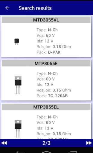 Electronics Database: params of electronics parts 4