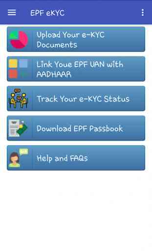 EPF KYC Upload, Link EPFO UAN to AADHAR & PASSBOOK 1
