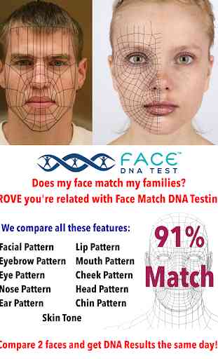 Find out if you're related? - DNA Face Match Test 2