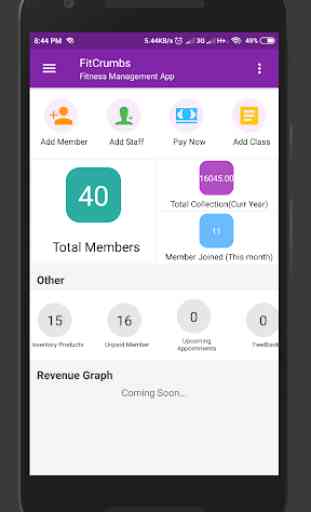 Fitness Club Management App - FitCrumbs 1